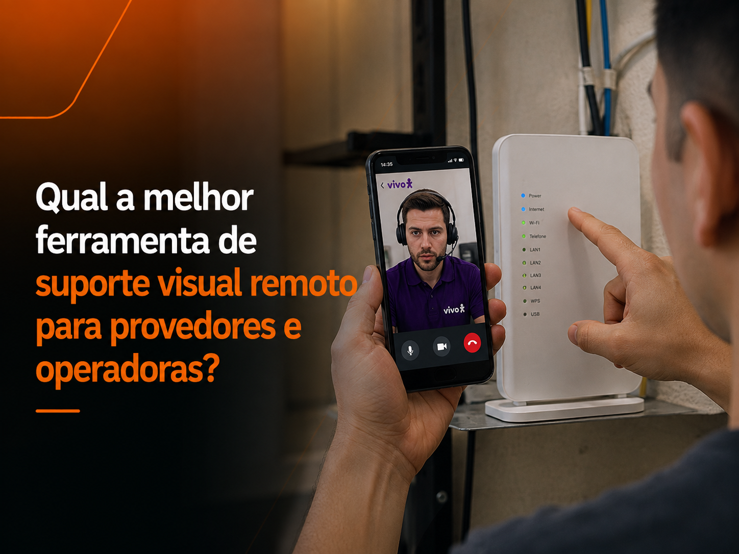 Melhor ferramenta de suporte visual remoto para telecom